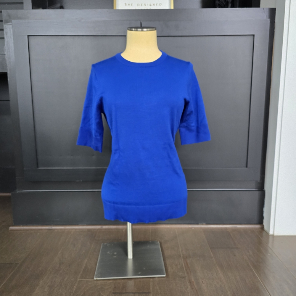 Cable & Gauge Royal Blue Knit Top